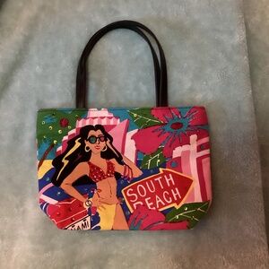 Vintage 90’s SOUTH BEACH TOTE Bag Purse